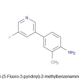 4-(5-Fluoro-3-pyridinyl)-2-methylbenzenamine