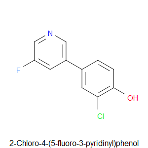 2-Chloro-4-(5-fluoro-3-pyridinyl)phenol