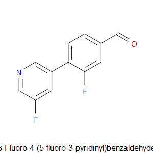 3-Fluoro-4-(5-fluoro-3-pyridinyl)benzaldehyde