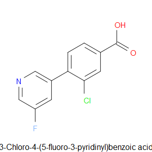 3-Chloro-4-(5-fluoro-3-pyridinyl)benzoic acid