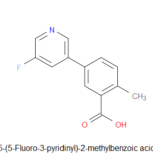 5-(5-Fluoro-3-pyridinyl)-2-methylbenzoic acid