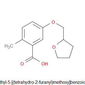 2-Methyl-5-[(tetrahydro-2-furanyl)methoxy]benzoic acid