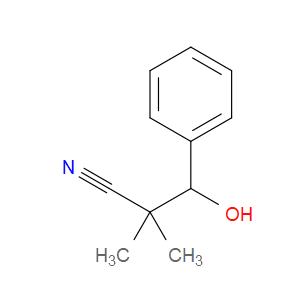 3-hydroxy-2,2-dimethyl-3-phenylpropanenitrile