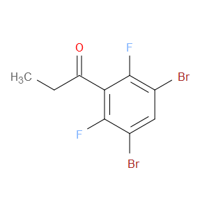 1-(3,5-dibromo-2,6-difluorophenyl)propan-1-one