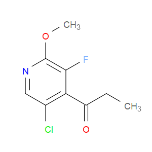 1-(5-chloro-3-fluoro-2-methoxypyridin-4-yl)propan-1-one