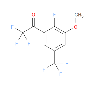 2,2,2-trifluoro-1-(2-fluoro-3-methoxy-5-(trifluoromethyl)phenyl)ethanone