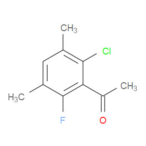 1-(2-chloro-6-fluoro-3,5-dimethylphenyl)ethanone
