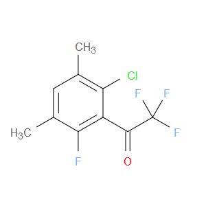 1-(2-chloro-6-fluoro-3,5-dimethylphenyl)-2,2,2-trifluoroethanone