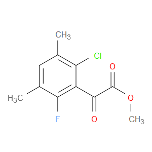 methyl 2-(2-chloro-6-fluoro-3,5-dimethylphenyl)-2-oxoacetate