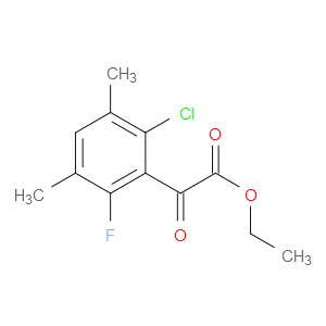 ethyl 2-(2-chloro-6-fluoro-3,5-dimethylphenyl)-2-oxoacetate