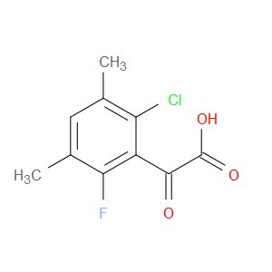2-(2-chloro-6-fluoro-3,5-dimethylphenyl)-2-oxoacetic acid