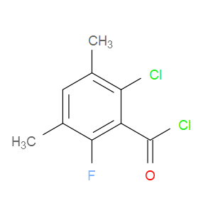 2-chloro-6-fluoro-3,5-dimethylbenzoyl chloride