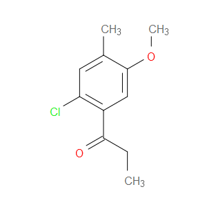 1-(2-chloro-5-methoxy-4-methylphenyl)propan-1-one