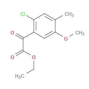 ethyl 2-(2-chloro-5-methoxy-4-methylphenyl)-2-oxoacetate