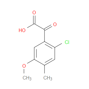 2-(2-chloro-5-methoxy-4-methylphenyl)-2-oxoacetic acid