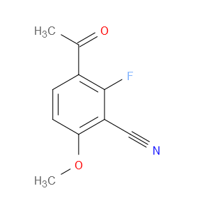 3-acetyl-2-fluoro-6-methoxybenzonitrile