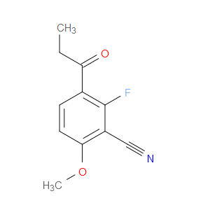2-fluoro-6-methoxy-3-propionylbenzonitrile