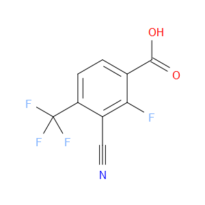 3-cyano-2-fluoro-4-(trifluoromethyl)benzoic acid