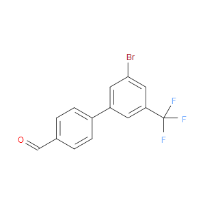 3'-Bromo-5'-(trifluoromethyl)-[1,1'-biphenyl]-4-carbaldeh