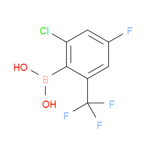 (2-Chloro-4-fluoro-6-(trifluoromethyl)phenyl)boronic acid