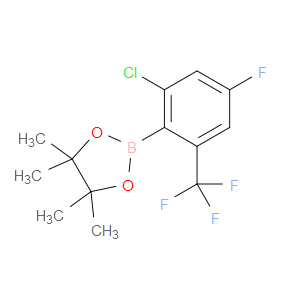 2-(2-Chloro-4-fluoro-6-(trifluoromethyl)phenyl)-4,4,5,5-tetramethyl-1,3,2-dioxaborolane