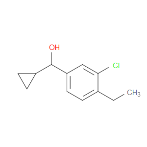 (3-chloro-4-ethylphenyl)(cyclopropyl)methanol