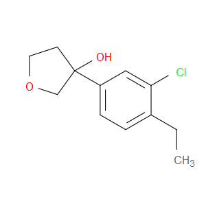 3-(3-chloro-4-ethylphenyl)tetrahydrofuran-3-ol