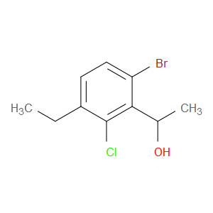 1-(6-bromo-2-chloro-3-ethylphenyl)ethanol