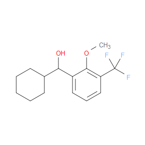 cyclohexyl(2-methoxy-3-(trifluoromethyl)phenyl)methanol