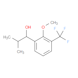 1-(2-methoxy-3-(trifluoromethyl)phenyl)-2-methylpropan-1-ol