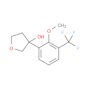 3-(2-methoxy-3-(trifluoromethyl)phenyl)tetrahydrofuran-3-ol