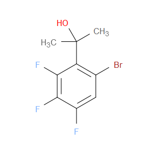 2-(6-bromo-2,3,4-trifluorophenyl)propan-2-ol
