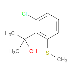 2-(2-chloro-6-(methylthio)phenyl)propan-2-ol