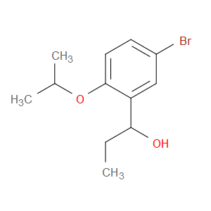 1-(5-bromo-2-isopropoxyphenyl)propan-1-ol