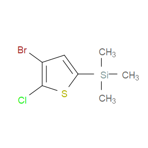 (4-bromo-5-chlorothiophen-2-yl)trimethylsilane