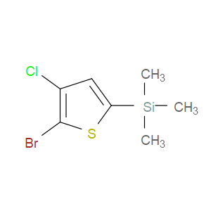(5-bromo-4-chlorothiophen-2-yl)trimethylsilane