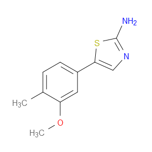 5-(3-methoxy-4-methylphenyl)thiazol-2-amine