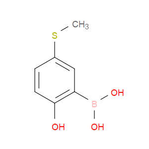 (2-hydroxy-5-(methylthio)phenyl)boronic acid