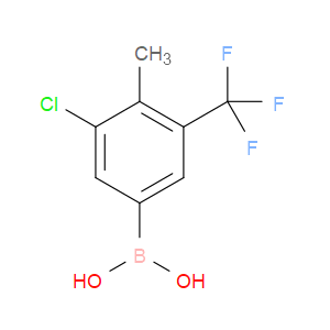 (3-chloro-4-methyl-5-(trifluoromethyl)phenyl)boronic acid