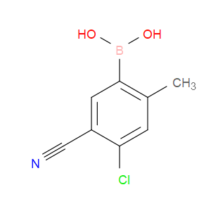 (4-chloro-5-cyano-2-methylphenyl)boronic acid
