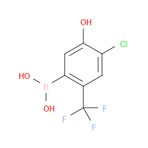 (4-chloro-5-hydroxy-2-(trifluoromethyl)phenyl)boronic acid