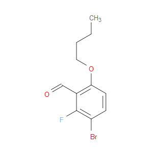 3-Bromo-6-butoxy-2-fluorobenzaldehyde
