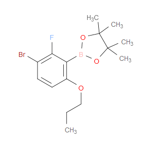 2-(3-Bromo-2-fluoro-6-propoxyphenyl)-4,4,5,5-tetramethyl-