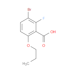 3-Bromo-2-fluoro-6-propoxybenzoic acid