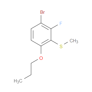 (3-Bromo-2-fluoro-6-propoxyphenyl)(methyl)sulfane