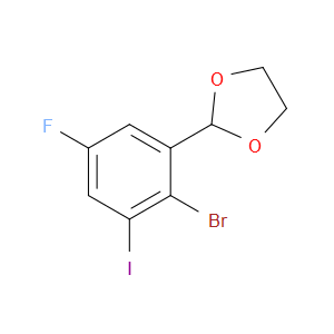2-(2-bromo-5-fluoro-3-iodophenyl)-1,3-dioxolane