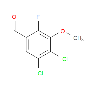 4,5-dichloro-2-fluoro-3-methoxybenzaldehyde