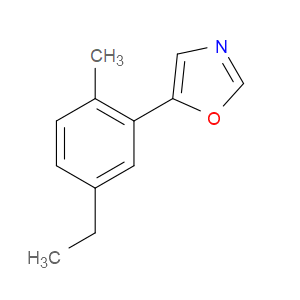 5-(5-ethyl-2-methylphenyl)oxazole