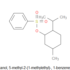 Cyclohexanol, 5-methyl-2-(1-methylethyl)-, 1-benzenesulfonate