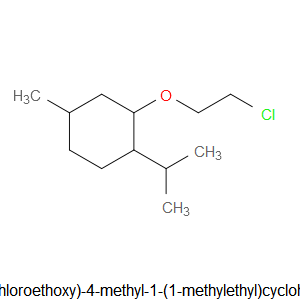 2-(2-Chloroethoxy)-4-methyl-1-(1-methylethyl)cyclohexane